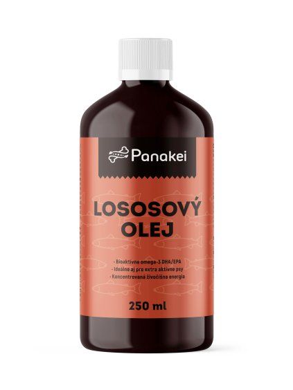 Za studena lisovaný lososový olej pro psa jako nejlepší přírodní lék na línání chlupáče a suchou pokožku.