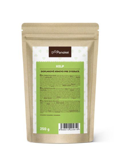 Doplňkové krmivo ze 100% sušené řasy kelp pro psy k potlačení zápachu z tlamy a redukci zubního plaku a kamene.